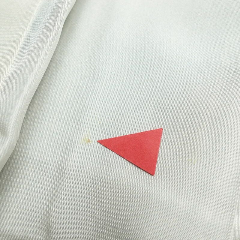 小紋 縮緬 正絹 幾何学柄・抽象柄 袷仕立て 身丈153cm 裄丈63cm 着物 青・紺_画像15