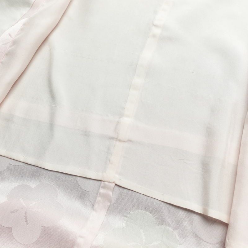 長襦袢 絞り 正絹 花柄 袖無双・胴抜き 身丈115cm 裄丈62.5cm フォーマル ピンク_画像18