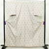 紬 しつけ糸付き 正絹 亀甲柄 袷仕立て 身丈163.5cm 裄丈65.5cm 着物 多色使い_画像1