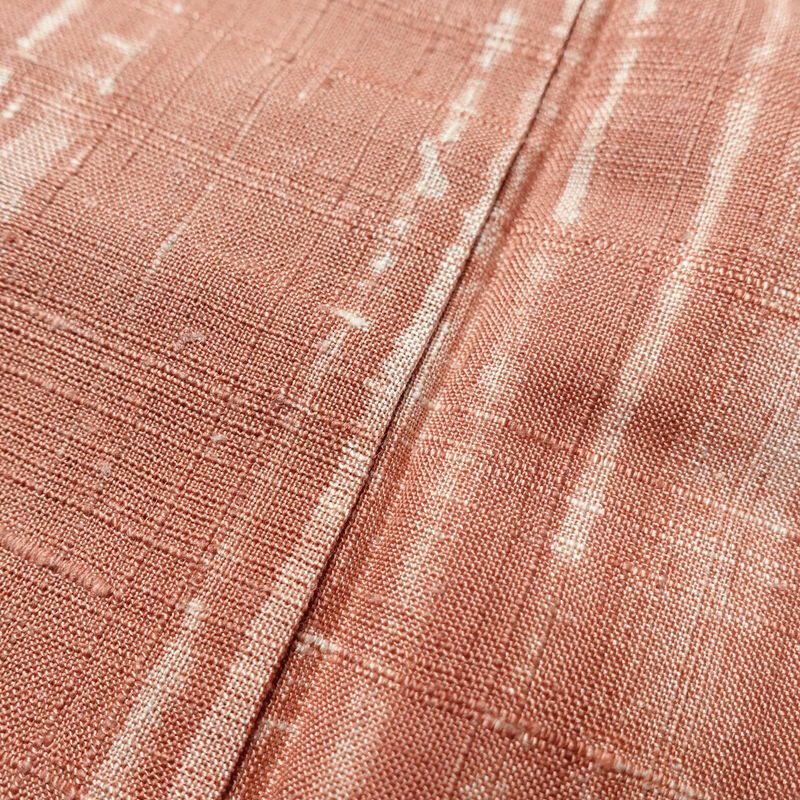 紬 正絹 縞柄・線柄 袷仕立て 身丈166cm 裄丈66.5cm 着物 ピンク_画像9