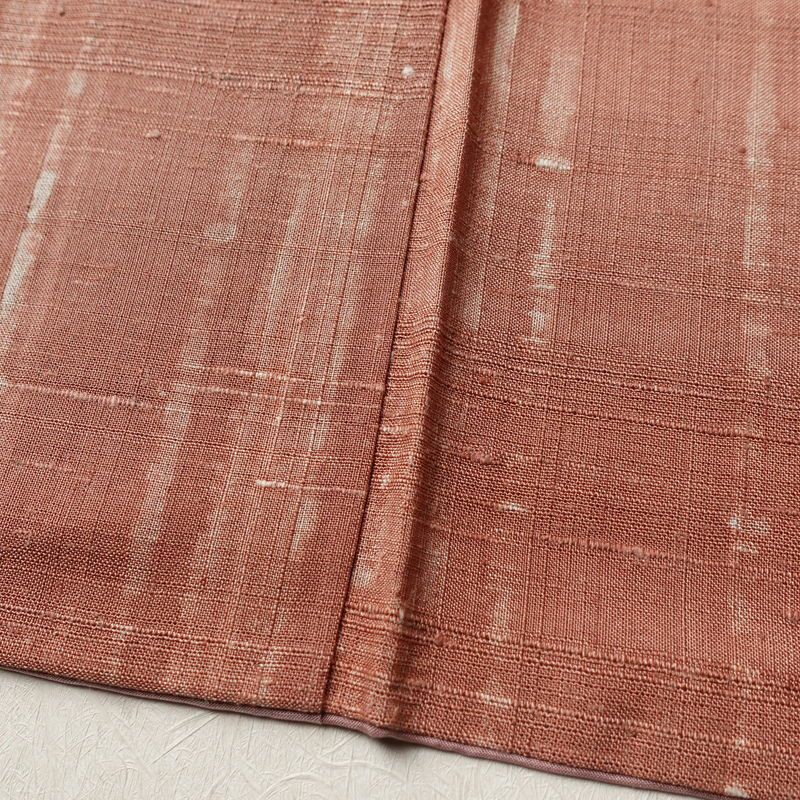 紬 正絹 縞柄・線柄 袷仕立て 身丈166cm 裄丈66.5cm 着物 ピンク_画像11