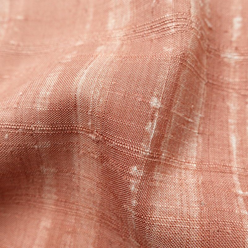 紬 正絹 縞柄・線柄 袷仕立て 身丈166cm 裄丈66.5cm 着物 ピンク_画像21