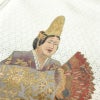 付け下げ 正絹 人物・動物柄 袷仕立て 身丈165.5cm 裄丈67cm 共八掛 金彩 フォーマル 着物 白_画像6