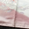 付け下げ 良品 しつけ糸付き 正絹 花柄 袷仕立て 身丈154.5cm 裄丈64cm フォーマル 着物 ピンク_画像12