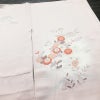 付け下げ 良品 しつけ糸付き 正絹 花柄 袷仕立て 身丈154.5cm 裄丈64cm フォーマル 着物 ピンク_画像13