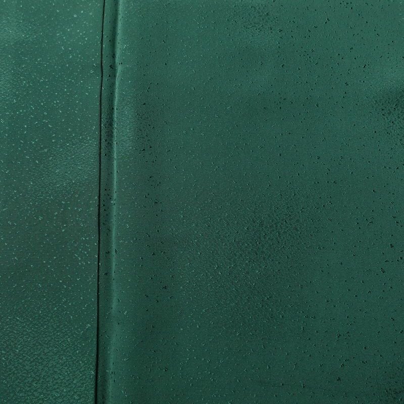 色無地 しつけ糸付き 一つ紋付き 正絹 その他の柄 袷仕立て 身丈161cm 裄丈67cm フォーマル 着物 緑・うぐいす色_画像6