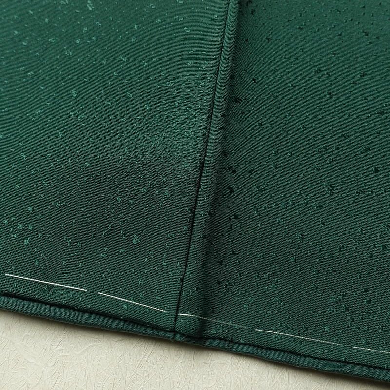 色無地 しつけ糸付き 一つ紋付き 正絹 その他の柄 袷仕立て 身丈161cm 裄丈67cm フォーマル 着物 緑・うぐいす色_画像10