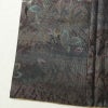大島紬 証紙なし 正絹 木の葉・植物柄 袷仕立て 身丈155cm 裄丈64cm 着物 多色使い_画像12