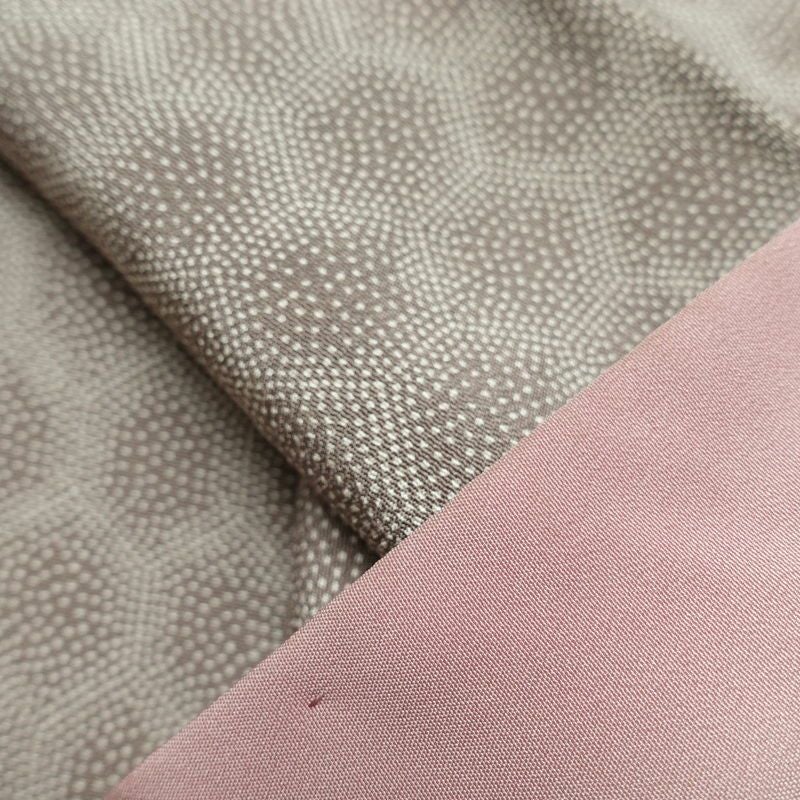 小紋 縮緬 正絹 亀甲柄 袷仕立て 身丈153.5cm 裄丈66.5cm 着物 グレー_画像15