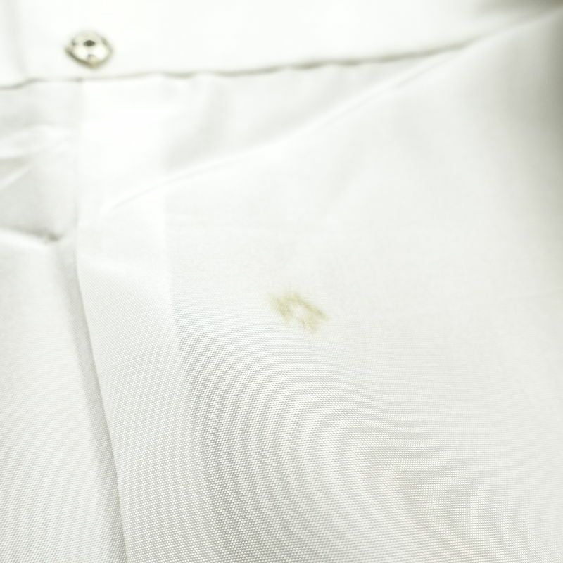 紬 正絹 無地 袷仕立て 身丈164.5cm 裄丈67cm 着物 黄・黄土色_画像19