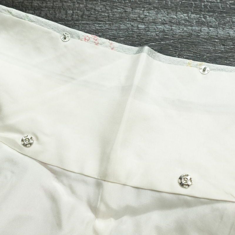 小紋 絞り 正絹 幾何学柄・抽象柄 袷仕立て 身丈153cm 裄丈63.5cm 着物 青・紺_画像20