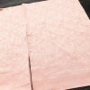 色無地 良品 綸子 一つ紋付き 正絹 幾何学柄・抽象柄 袷仕立て 身丈159.5cm 裄丈63cm 共八掛 フォーマル 着物 ピンク_画像13