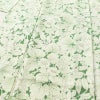 単衣 小紋 良品 正絹 花柄 単衣仕立て 身丈145.5cm 裄丈63cm 着物 緑・うぐいす色_画像5