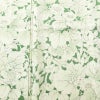 単衣 小紋 良品 正絹 花柄 単衣仕立て 身丈145.5cm 裄丈63cm 着物 緑・うぐいす色_画像6