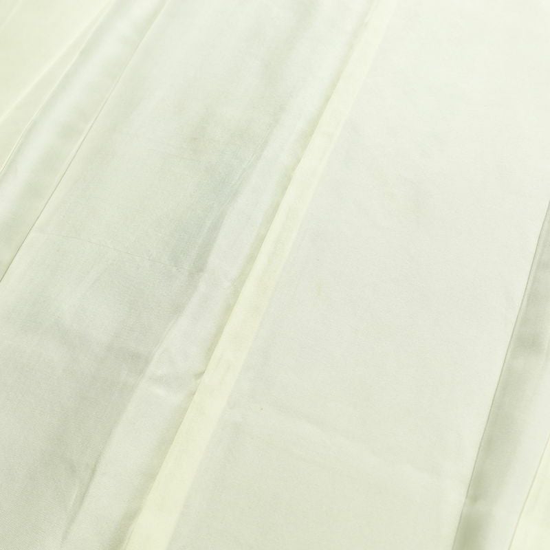 大島紬 正絹 幾何学柄・抽象柄 袷仕立て 身丈162cm 裄丈65.5cm 着物 緑・うぐいす色_画像17