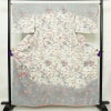 訪問着 縮緬 正絹 花柄 袷仕立て 身丈161cm 裄丈66.5cm フォーマル 着物 多色使い_画像1