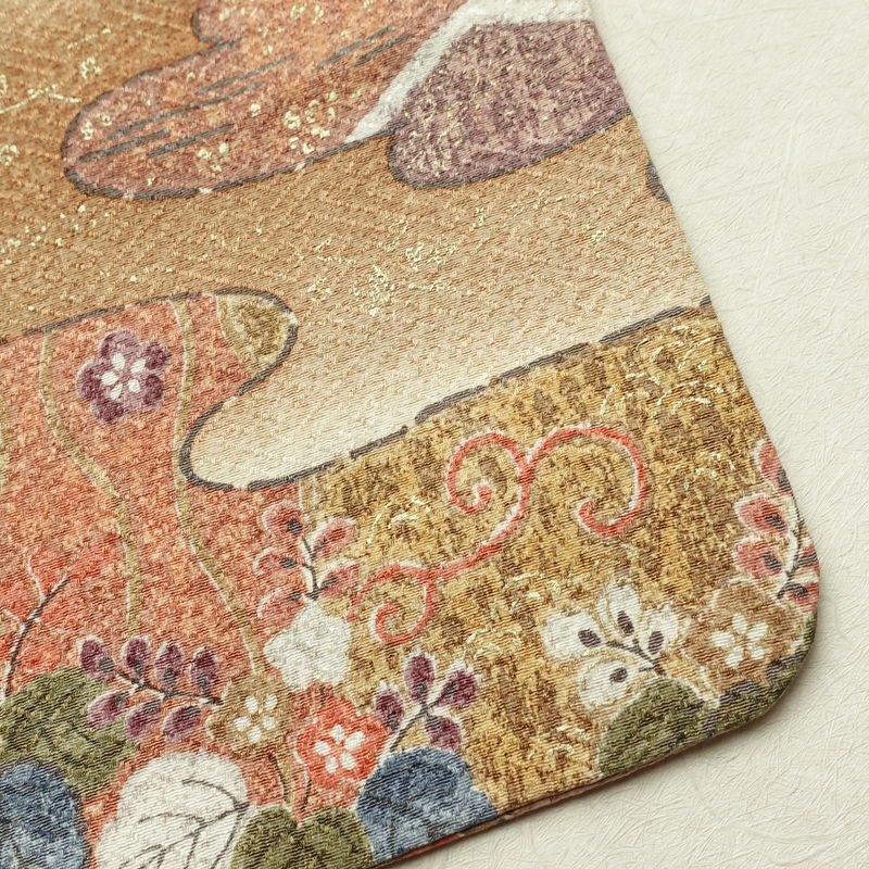 付け下げ 付下小紋 正絹 古典柄 袷仕立て 身丈163cm 裄丈66cm 箔 フォーマル 着物 多色使い_画像17