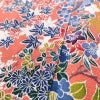 小紋 正絹 花柄 袷仕立て 身丈160cm 裄丈66.5cm 着物 ピンク_画像10