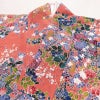 小紋 正絹 花柄 袷仕立て 身丈160cm 裄丈66.5cm 着物 ピンク_画像17