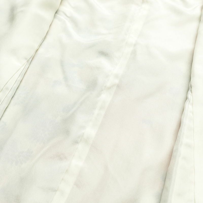 小紋 正絹 花柄 袷仕立て 身丈160cm 裄丈66.5cm 着物 ピンク_画像18