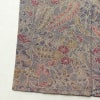 小紋 良品 丹後ちりめん 縮緬 正絹 木の葉・植物柄 袷仕立て 身丈152.5cm 裄丈64.5cm 着物 紫・藤色_画像12