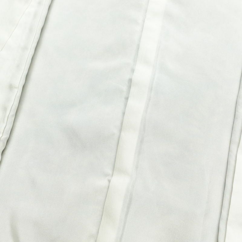 小紋 良品 丹後ちりめん 縮緬 正絹 木の葉・植物柄 袷仕立て 身丈152.5cm 裄丈64.5cm 着物 紫・藤色_画像18