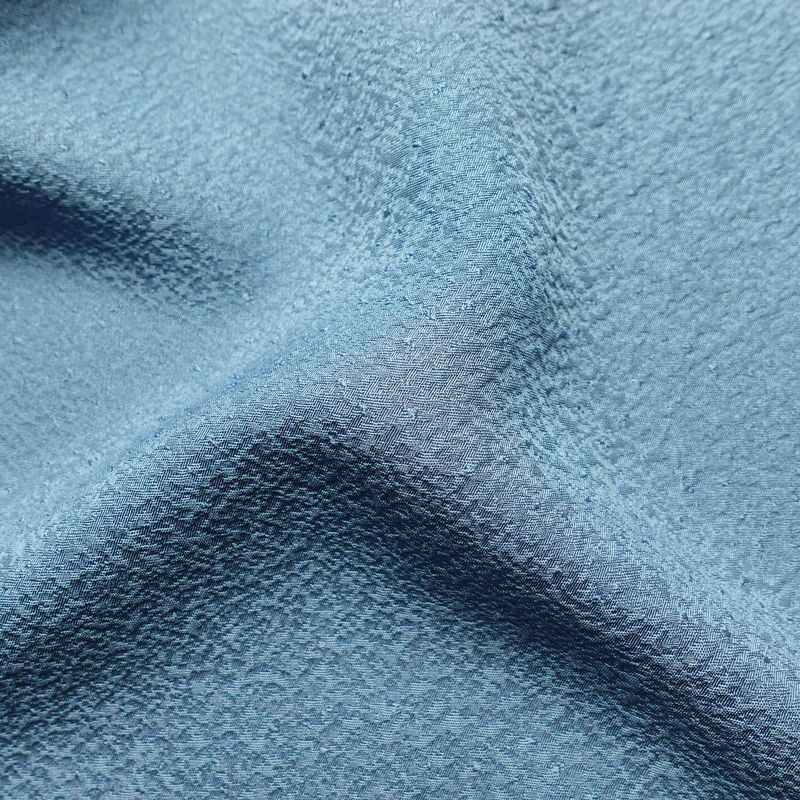 色無地 一つ紋付き 正絹 無地 袷仕立て 身丈162cm 裄丈68.5cm フォーマル 着物 青・紺_画像21