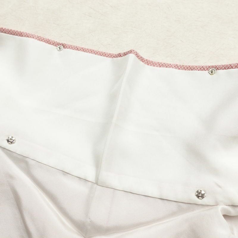 色無地 良品 一つ紋付き 正絹 古典柄 袷仕立て 身丈163.5cm 裄丈67.5cm 一部しつけ糸付き フォーマル 着物 ピンク_画像19