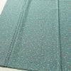 小紋 しつけ糸付き 縮緬 正絹 幾何学柄・抽象柄 袷仕立て 身丈158cm 裄丈64cm 着物 緑・うぐいす色_画像4