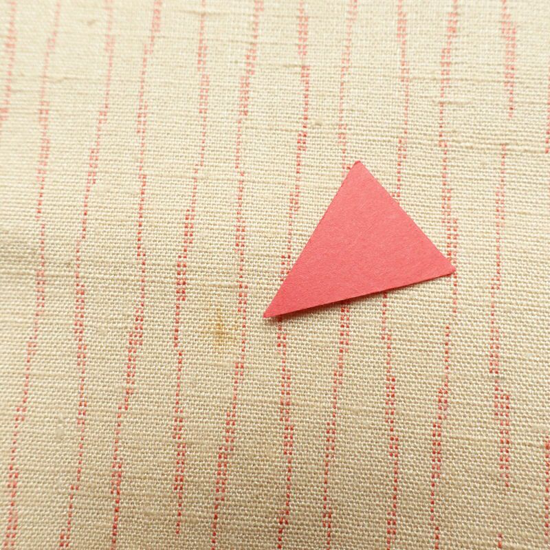 単衣 紬 正絹 幾何学柄・抽象柄 単衣仕立て 身丈158cm 裄丈66cm 着物 ベージュ_画像17