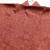 紬 正絹 幾何学柄・抽象柄 袷仕立て 身丈157.5cm 裄丈65.5cm 着物 小豆・エンジ_画像15