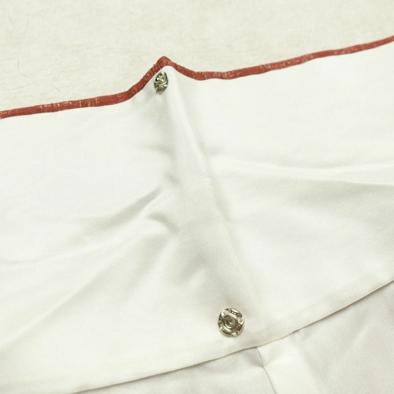 紬 正絹 幾何学柄・抽象柄 袷仕立て 身丈157.5cm 裄丈65.5cm 着物 小豆・エンジ_画像18