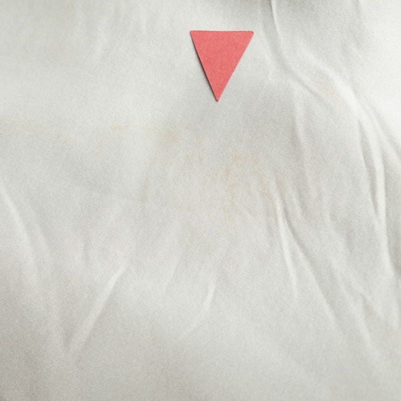 紬 正絹 幾何学柄・抽象柄 袷仕立て 身丈157.5cm 裄丈65.5cm 着物 小豆・エンジ_画像20