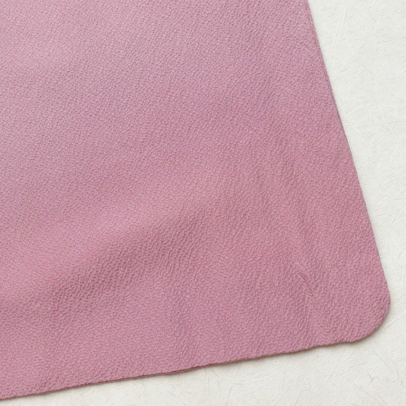 色無地 一つ紋付き 正絹 無地 袷仕立て 身丈161.5cm 裄丈67cm フォーマル 着物 ピンク_画像16