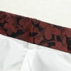 小紋 しつけ糸付き 正絹 花柄 袷仕立て 身丈167cm 裄丈67.5cm 着物 黒_画像16