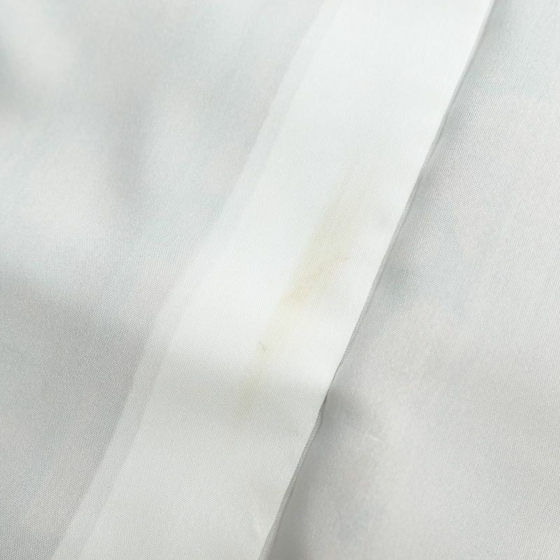 小紋 しつけ糸付き 正絹 花柄 袷仕立て 身丈167cm 裄丈67.5cm 着物 黒_画像17