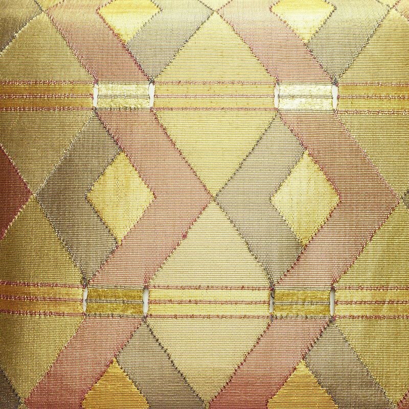 袋帯 太鼓柄 フォーマル用 正絹 幾何学柄・抽象柄 箔 帯 金・銀_画像2