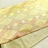 袋帯 太鼓柄 フォーマル用 正絹 幾何学柄・抽象柄 箔 帯 金・銀_画像11