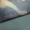 袋帯 全通柄 美品 フォーマル用 正絹 幾何学柄・抽象柄 箔 帯 青・紺_画像12