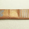 袋帯 利久名物裂 六通柄 良品 フォーマル用 正絹 幾何学柄・抽象柄 箔 金糸 帯 橙_画像14