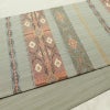 袋帯 六通柄 美品 一般用 正絹 縞柄・線柄 帯 緑・うぐいす色_画像11
