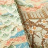 小紋 縮緬 正絹 風景柄 袷仕立て 身丈158.5cm 裄丈65.5cm 着物 多色使い_画像11
