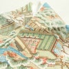 小紋 縮緬 正絹 風景柄 袷仕立て 身丈158.5cm 裄丈65.5cm 着物 多色使い_画像18