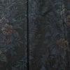大島紬 良品 アンサンブル しつけ糸付き セット品 正絹 花柄 袷仕立て 身丈170cm 裄丈66cm 着物 青・紺_画像8
