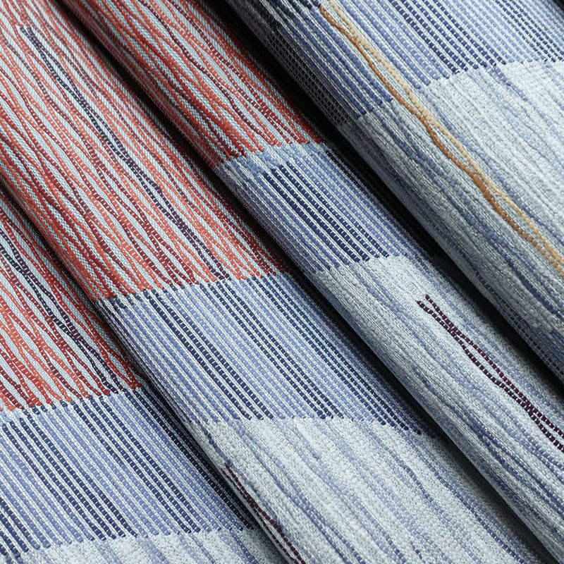 袋帯 六通柄 美品 フォーマル用 正絹 幾何学柄・抽象柄 帯 青・紺_画像19