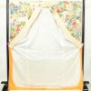 振袖 正絹 風景柄 袷仕立て 身丈172.5cm 裄丈67cm 箔 金彩 フォーマル 二十歳 レトロ 着物 クリーム_画像3