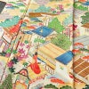 振袖 正絹 風景柄 袷仕立て 身丈172.5cm 裄丈67cm 箔 金彩 フォーマル 二十歳 レトロ 着物 クリーム_画像5