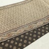 袋帯 六通柄 美品 一般用 正絹 幾何学柄・抽象柄 帯 茶_画像11