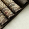 袋帯 六通柄 美品 一般用 正絹 幾何学柄・抽象柄 帯 茶_画像21