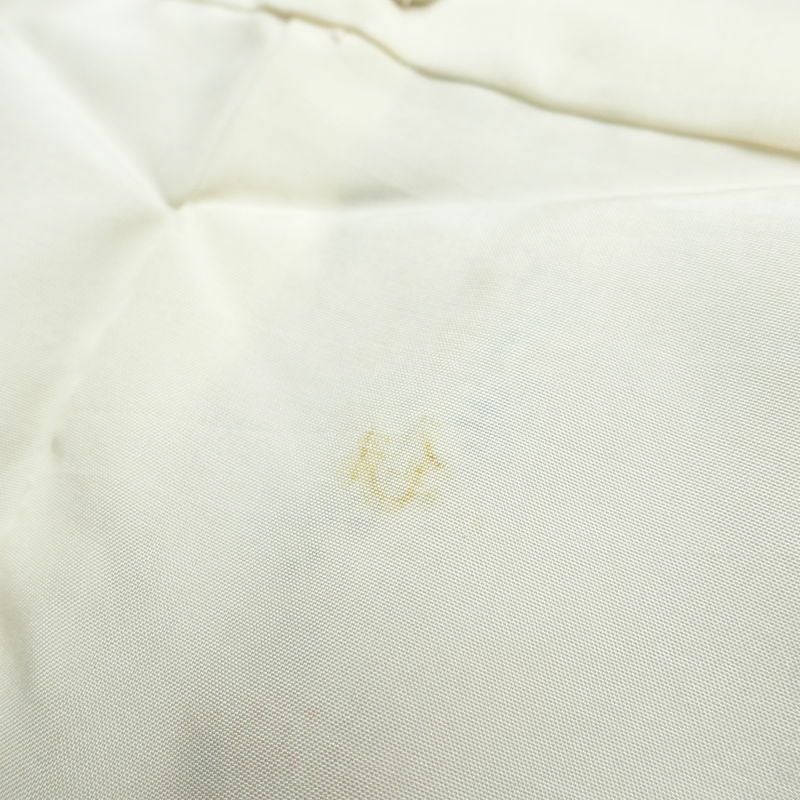 紬 正絹 幾何学柄・抽象柄 袷仕立て 身丈158cm 裄丈65.5cm 着物 白_画像17